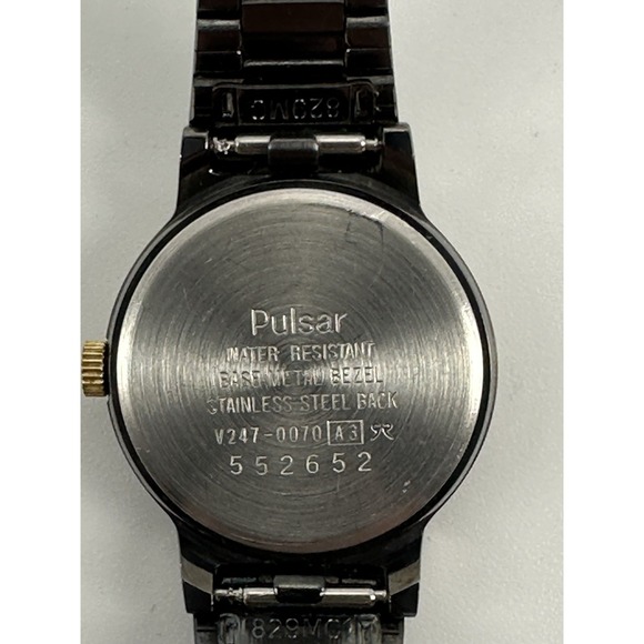 Pulsar V247-0070 New Battery Rare Ladies Watch 24MM‎ 6.75\